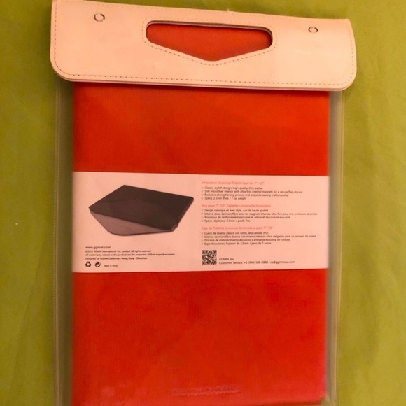 Orange Tablet Sleeve for Stylish Protection - Picture 2 of 5
